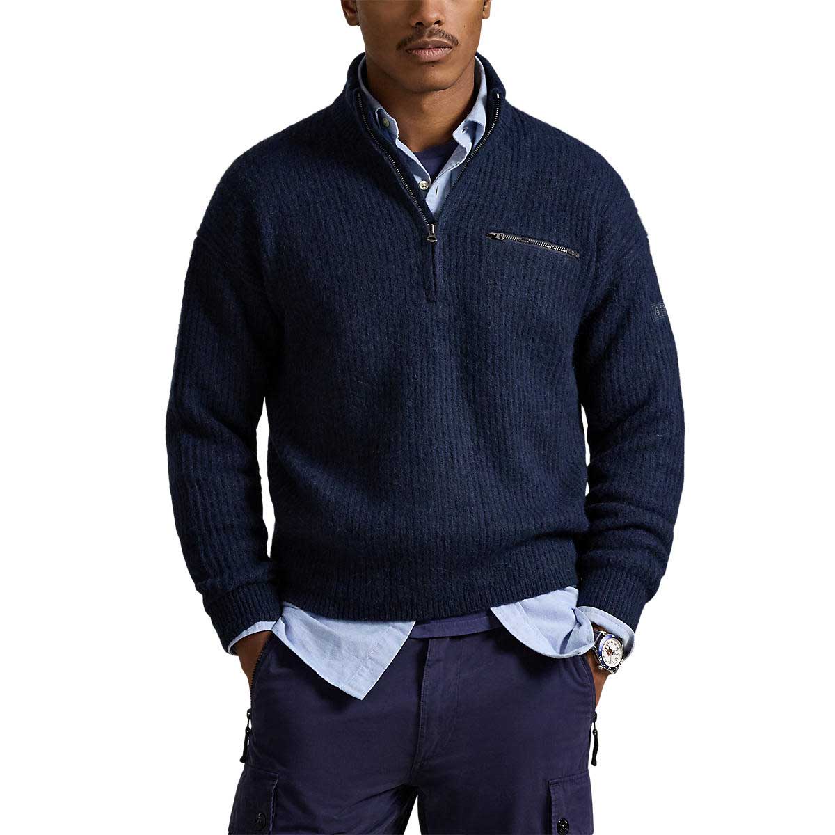 Polo Ralph Lauren Quarter-Zip Mockneck Sweater